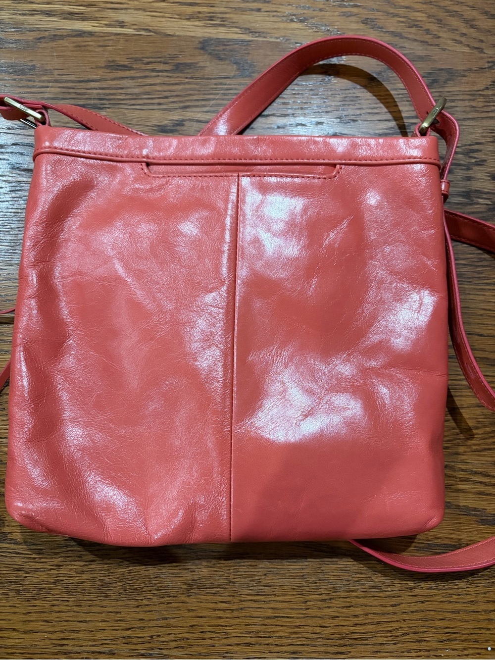 Hobo Drifter Tea Rose Leather Crossbody Bag Adjustable Strap Summer Travel - Picture 6 of 8